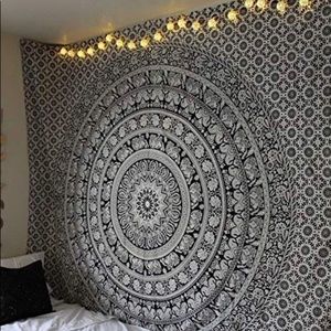 Black and White Tapestry